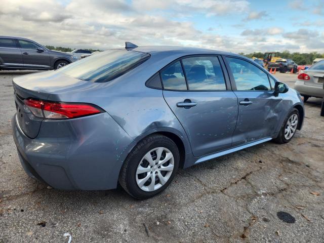 5YFEPMAE5MP253720 - 2021 TOYOTA COROLLA LE BLUE photo 3
