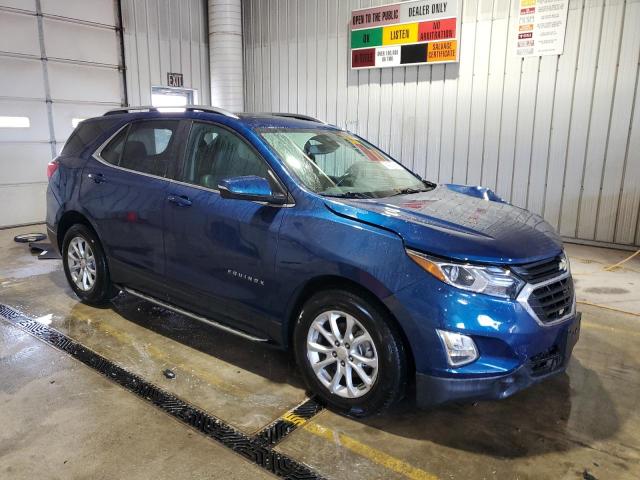 3GNAXUEVXML325847 - 2021 CHEVROLET EQUINOX LT BLUE photo 4