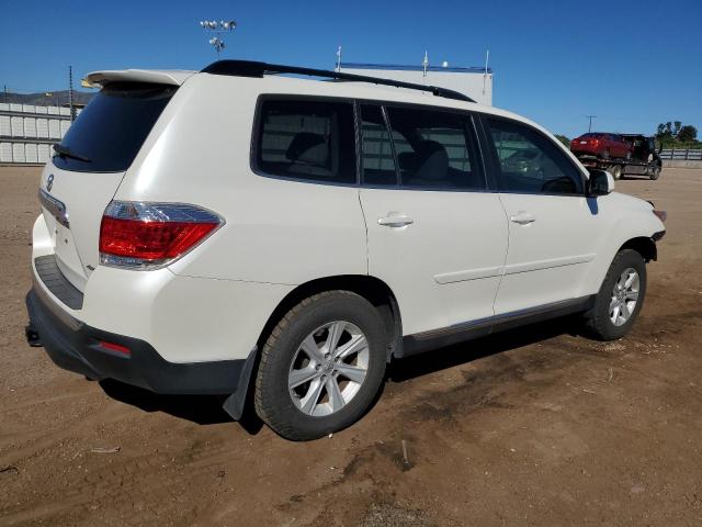 5TDBK3EH1DS188632 - 2013 TOYOTA HIGHLANDER BASE Weiß Foto 3