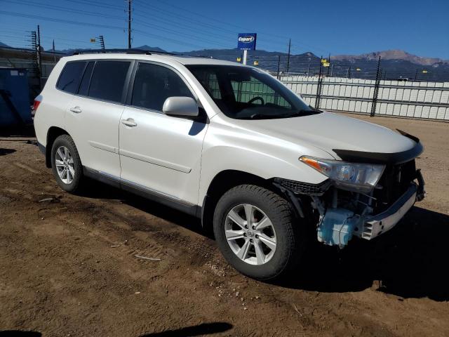 5TDBK3EH1DS188632 - 2013 TOYOTA HIGHLANDER BASE Weiß Foto 4