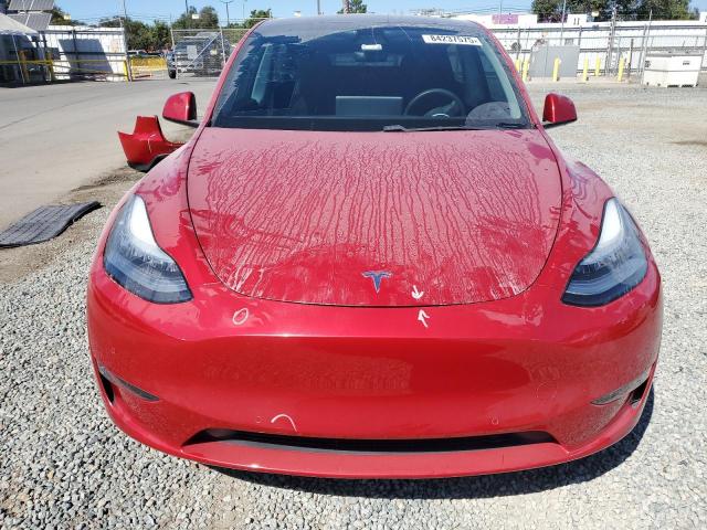 5YJYGDEF5LF000780 - 2020 TESLA MODEL Y RED photo 5