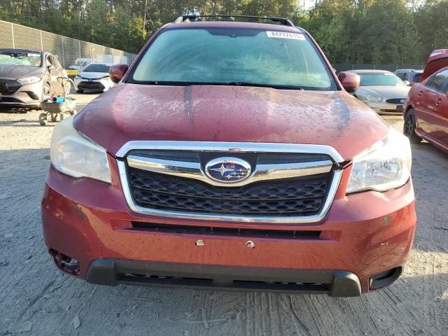 JF2SJADC4FH504319 - 2015 SUBARU FORESTER 2.5I PREMIUM წითელი ფოტო 5