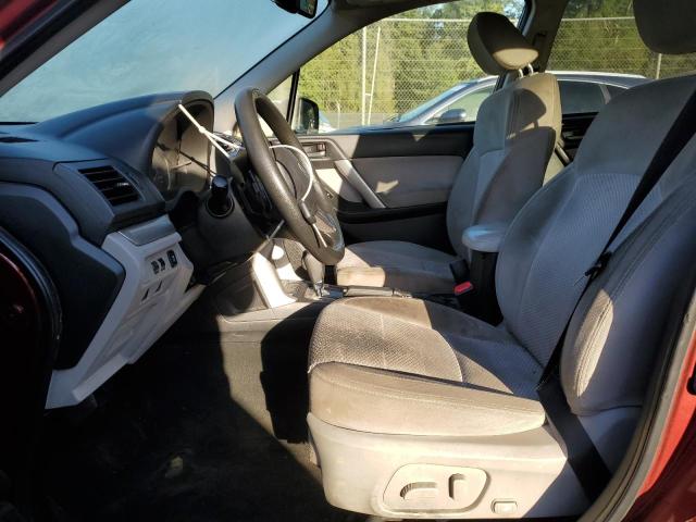 JF2SJADC4FH504319 - 2015 SUBARU FORESTER 2.5I PREMIUM წითელი ფოტო 7