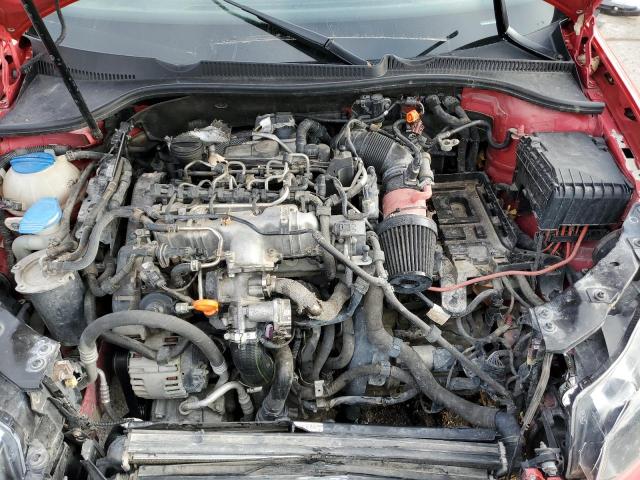 WVWMM7AJ2CW223194 - 2012 VOLKSWAGEN GOLF Կարմիր լուսանկար 11