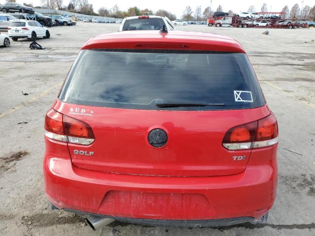 WVWMM7AJ2CW223194 - 2012 VOLKSWAGEN GOLF Կարմիր լուսանկար 6
