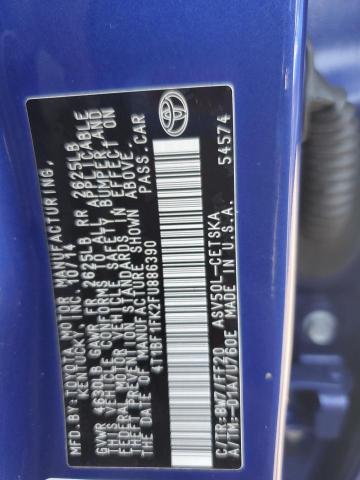 4T1BF1FK2FU886390 - 2015 TOYOTA CAMRY LE BLUE photo 12