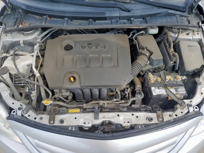 JTDBU4EE6BJ104112 - 2011 TOYOTA COROLLA BASE Gris foto 11