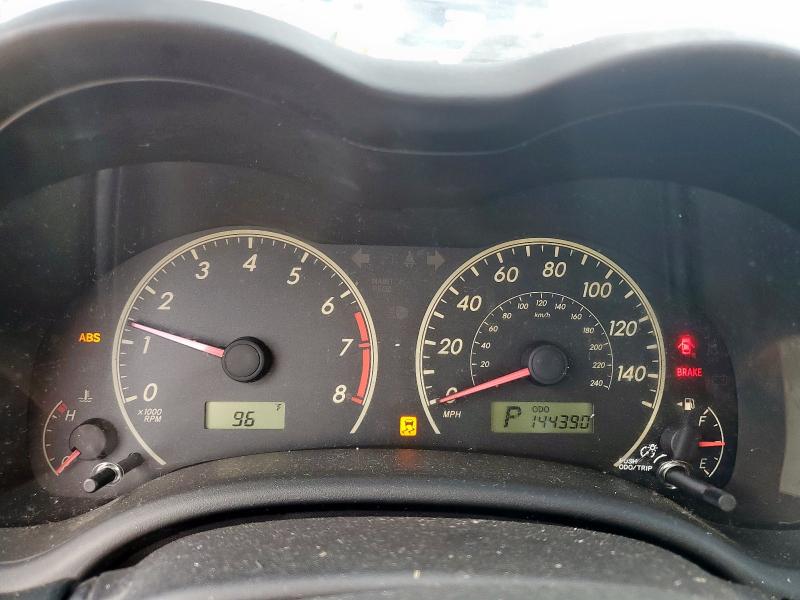 JTDBU4EE6BJ104112 - 2011 TOYOTA COROLLA BASE Gris foto 9