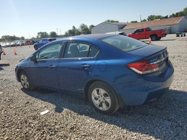 19XFB2F5XDE082819 - 2013 HONDA CIVIC LX BLUE photo 2