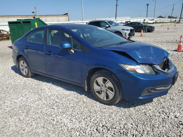 19XFB2F5XDE082819 - 2013 HONDA CIVIC LX BLUE photo 4