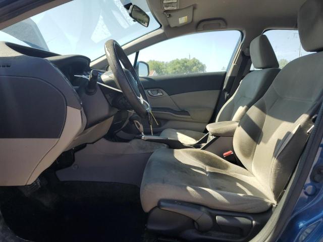 19XFB2F5XDE082819 - 2013 HONDA CIVIC LX BLUE photo 7