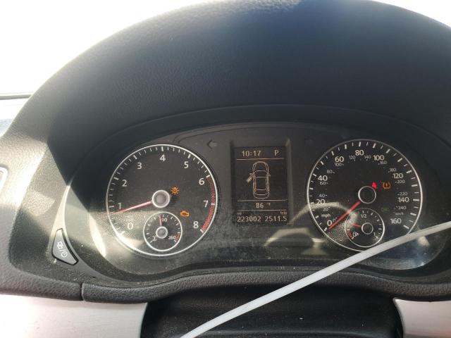 1VWBH7A3XDC031602 - 2013 VOLKSWAGEN PASSAT SE BLACK photo 9