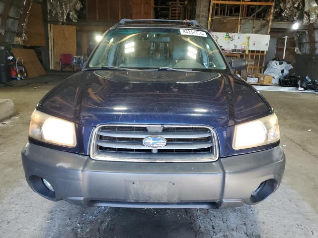 JF1SG63675H745852 - 2005 SUBARU FORESTER 2.5X 蓝色 照片 5