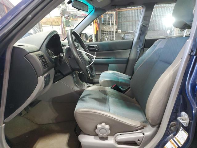 JF1SG63675H745852 - 2005 SUBARU FORESTER 2.5X 蓝色 照片 7
