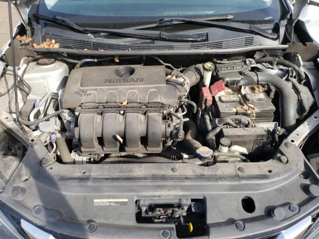 3N1AB7AP0KY376552 - 2019 NISSAN SENTRA S SILVER photo 11