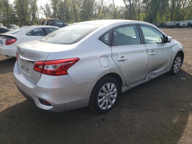 3N1AB7AP0KY376552 - 2019 NISSAN SENTRA S SILVER photo 3