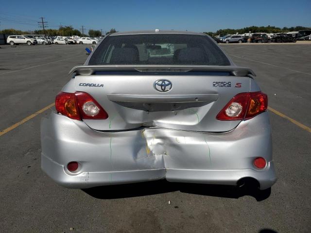 2T1BU4EEXAC476868 - 2010 TOYOTA COROLLA BASE SILVER photo 6