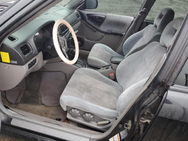JF1SF65611H730807 - 2001 SUBARU FORESTER S BLACK photo 7