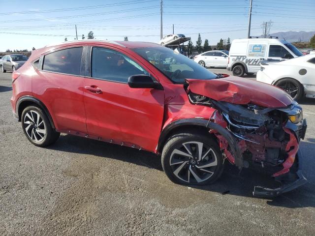 3CZRU5H14KG703227 - 2019 HONDA HR-V SPORT RED photo 7