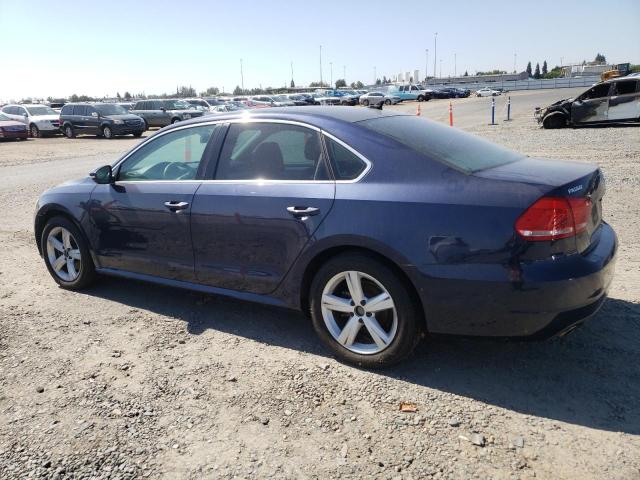 1VWBP7A39CC096166 - 2012 VOLKSWAGEN PASSAT SE BLUE photo 2
