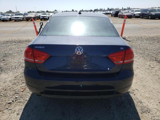 1VWBP7A39CC096166 - 2012 VOLKSWAGEN PASSAT SE BLUE photo 6