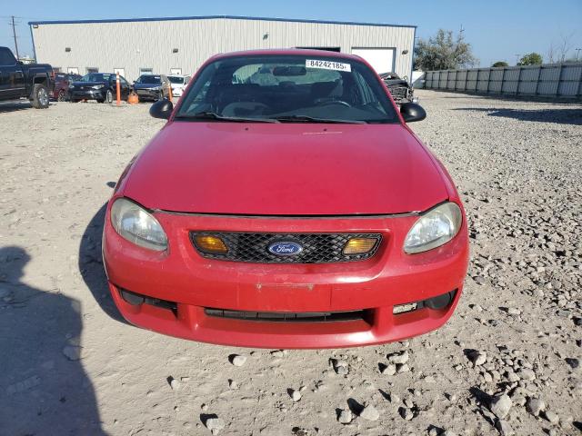 3FAFP113X3R165021 - 2003 FORD ESCORT ZX2 RED photo 5
