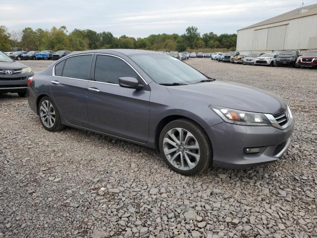 1HGCR2F55EA101863 - 2014 HONDA ACCORD SPORT GRAY photo 4