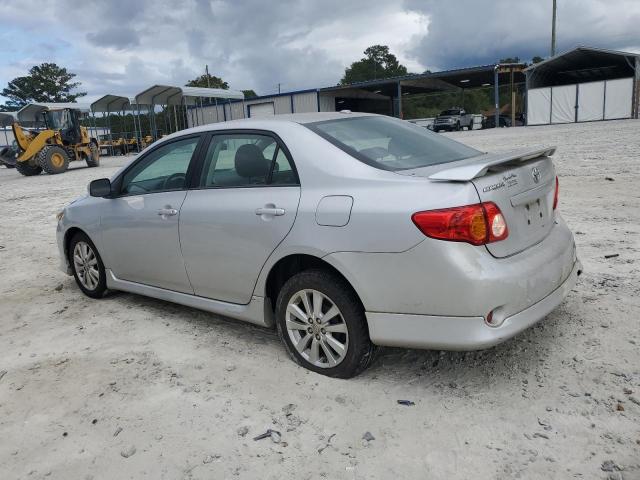 1NXBU4EE1AZ247901 - 2010 TOYOTA COROLLA BASE ვერცხლისფერი ფოტო 2