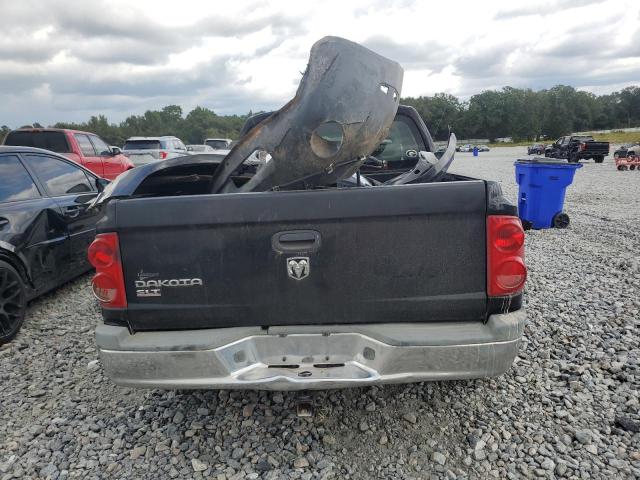 1D7HE48K05S242807 - 2005 DODGE DAKOTA QUAD SLT BLACK photo 6