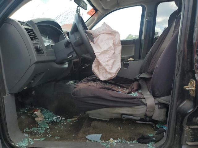 1D7HE48K05S242807 - 2005 DODGE DAKOTA QUAD SLT BLACK photo 7