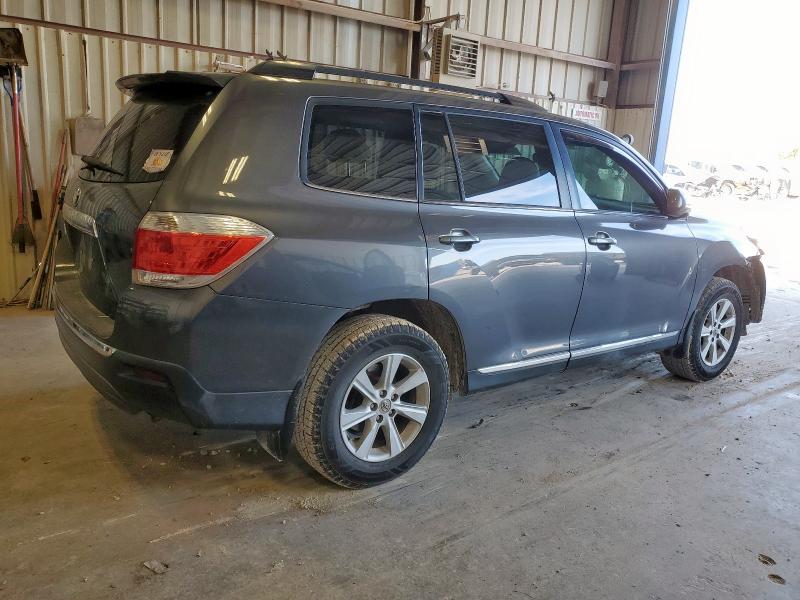 5TDZK3EH2BS035544 - 2011 TOYOTA HIGHLANDER BASE Gris foto 3