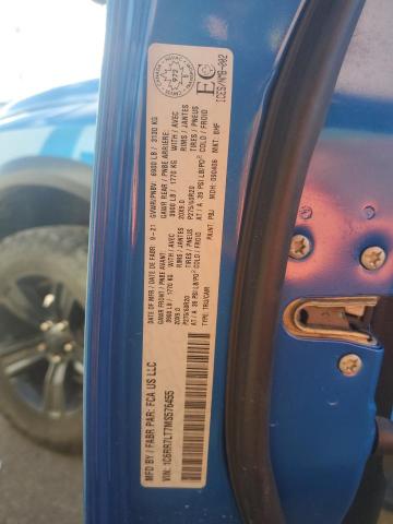 1C6RR7LT7MS576455 - 2021 RAM 1500 CLASSIC SLT Azul foto 12