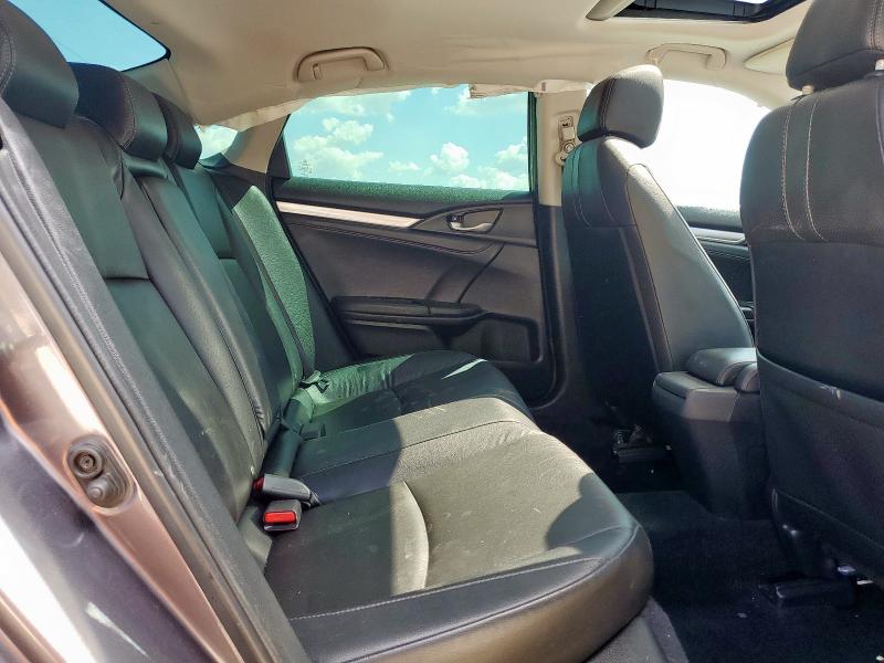 19XFC1F7XGE029647 - 2016 HONDA CIVIC EXL GRAY photo 10