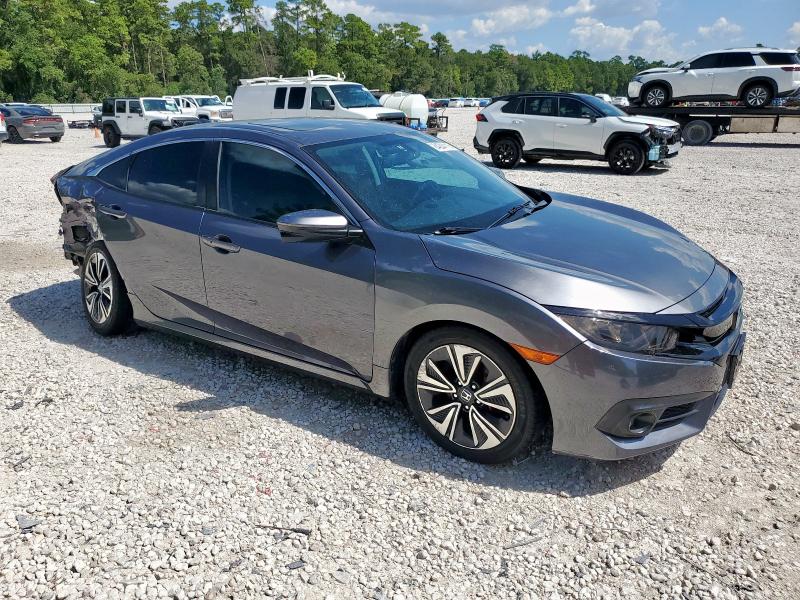 19XFC1F7XGE029647 - 2016 HONDA CIVIC EXL GRAY photo 4
