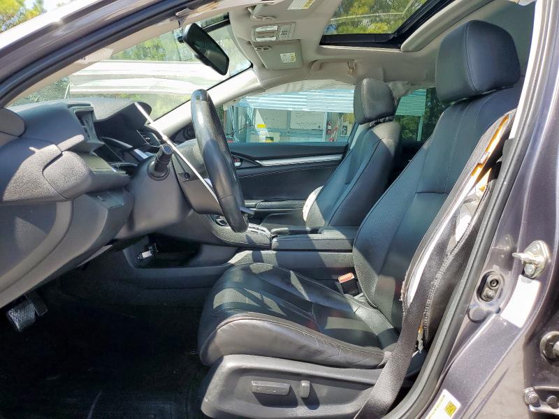 19XFC1F7XGE029647 - 2016 HONDA CIVIC EXL GRAY photo 7