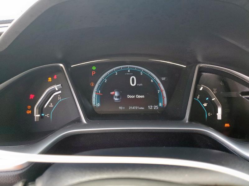 19XFC1F7XGE029647 - 2016 HONDA CIVIC EXL GRAY photo 9