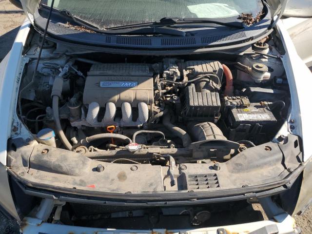 JHMZF1D63CS002326 - 2012 HONDA CR-Z EX WHITE photo 11