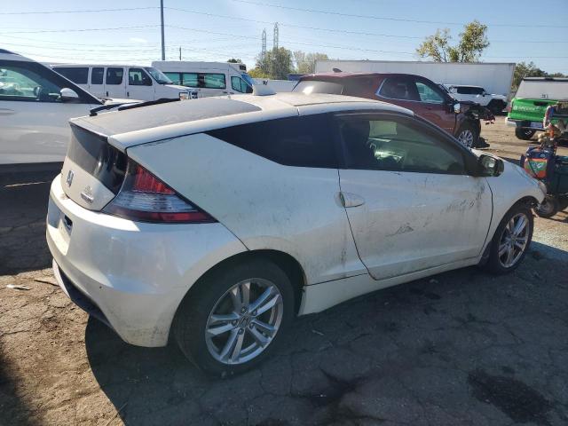 JHMZF1D63CS002326 - 2012 HONDA CR-Z EX WHITE photo 3