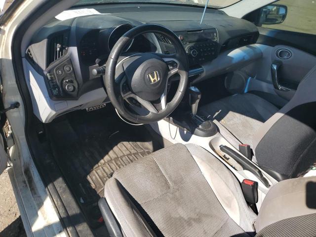 JHMZF1D63CS002326 - 2012 HONDA CR-Z EX WHITE photo 8