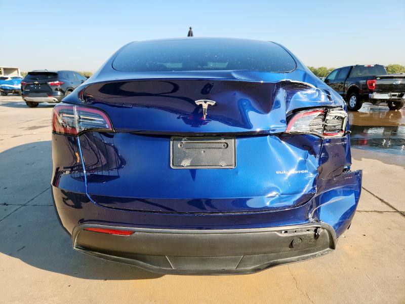 7SAYGDEE1PA088353 - 2023 TESLA MODEL Y ლურჯი ფოტო 6