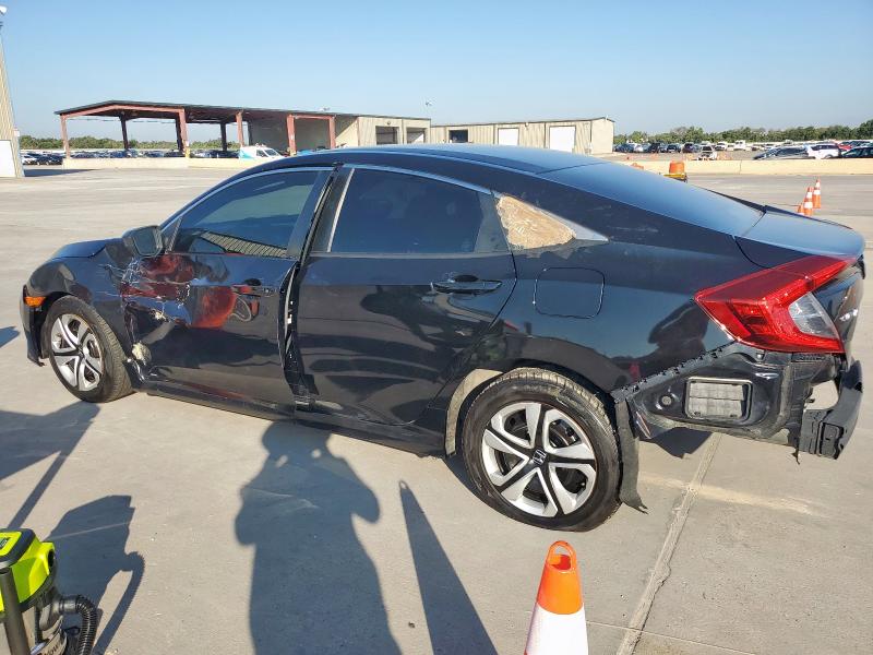 2HGFC2F53JH593674 - 2018 HONDA CIVIC LX Schwarz Foto 2