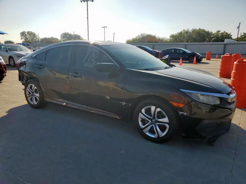 2HGFC2F53JH593674 - 2018 HONDA CIVIC LX Schwarz Foto 4