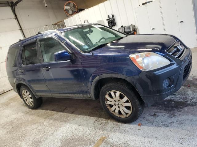 SHSRD78855U310239 - 2005 HONDA CR-V EX BLUE photo 4