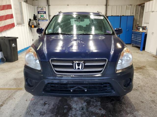 SHSRD78855U310239 - 2005 HONDA CR-V EX BLUE photo 5