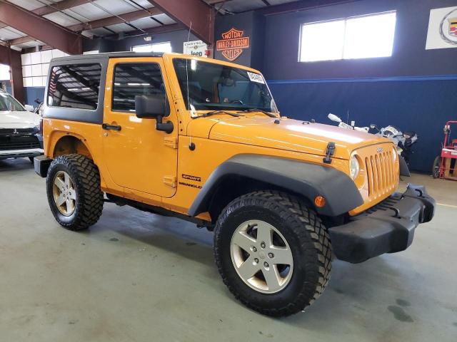 1C4AJWAG7CL166907 - 2012 JEEP WRANGLER SPORT 金色 照片 4