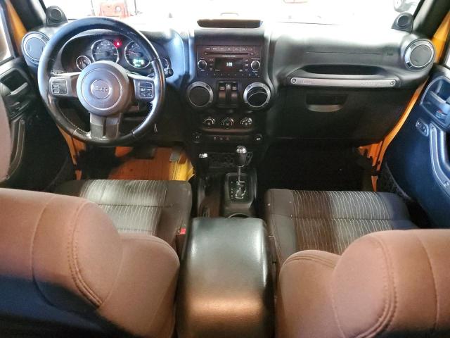 1C4AJWAG7CL166907 - 2012 JEEP WRANGLER SPORT 金色 照片 8