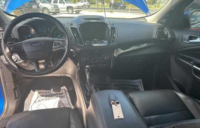 1FMCU9J95HUD95912 - 2017 FORD ESCAPE TITANIUM BLUE photo 9