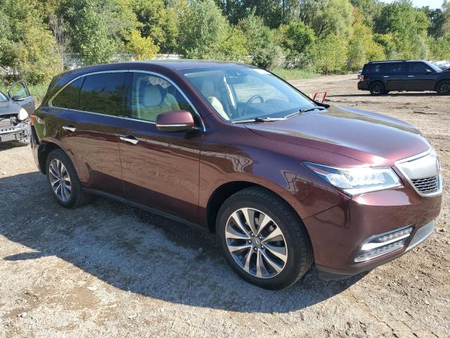 5FRYD4H42GB012974 - 2016 ACURA MDX TECHNOLOGY BURGUNDY photo 4