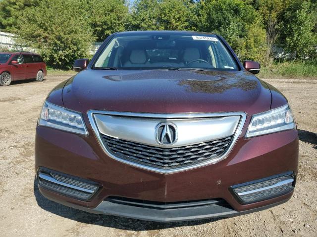 5FRYD4H42GB012974 - 2016 ACURA MDX TECHNOLOGY BURGUNDY photo 5