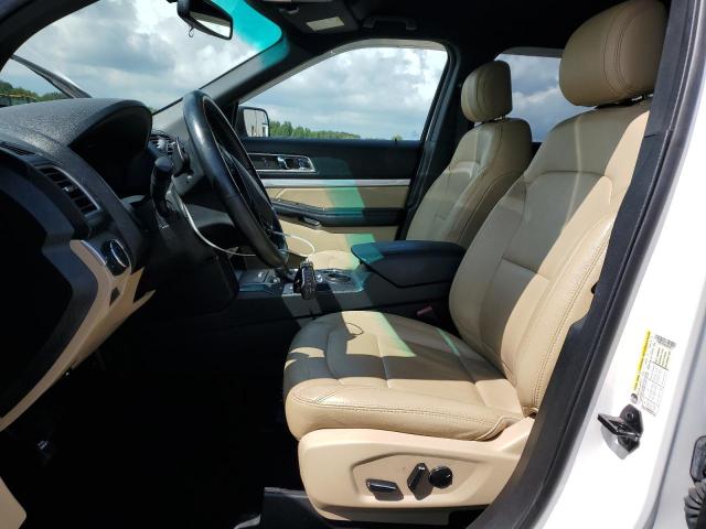 1FM5K7D82HGA92073 - 2017 FORD EXPLORER XLT WHITE photo 7